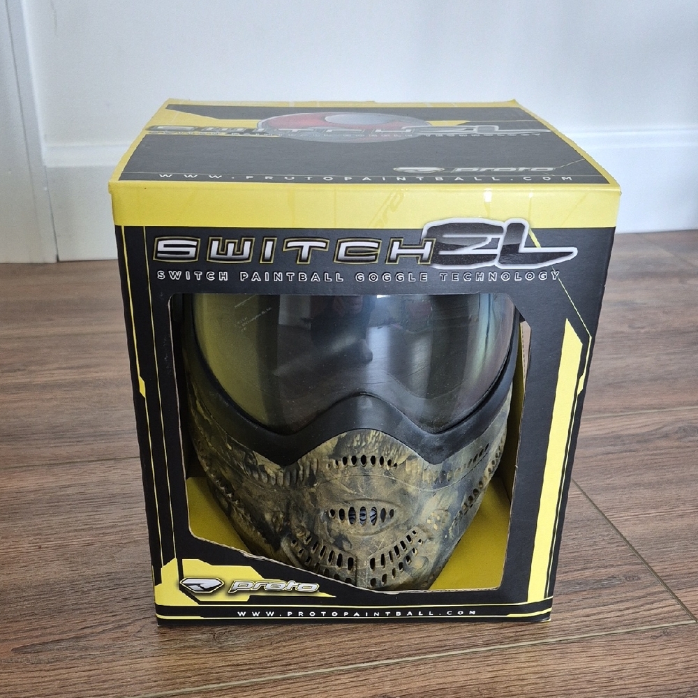 Switch EL Paintball Mask - Woodland Camo